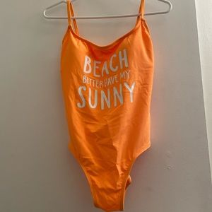 One piece bathing suit no tags